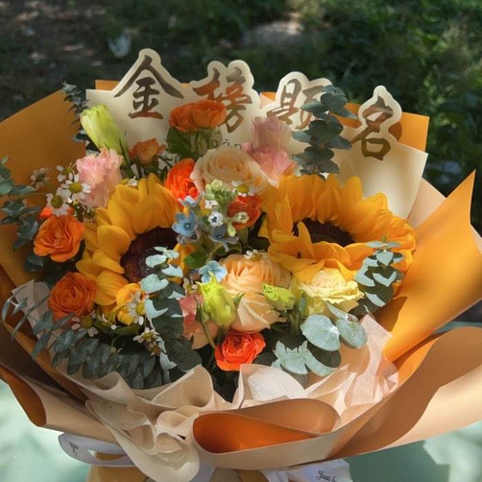 大连庄河市送高考生什么花