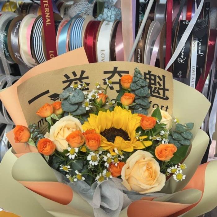 大连庄河市送高考生什么花